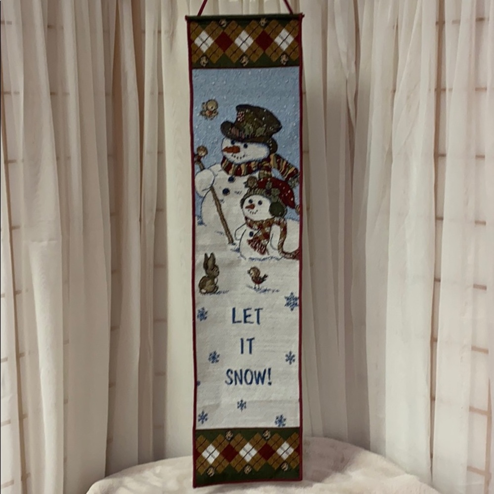“Let it snow” Tapestry
